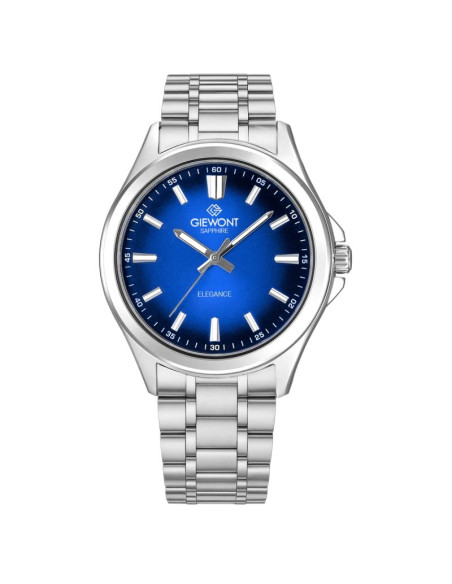 Zegarek męski giewont elegance sapphire srebrno niebieski gw5160-b3