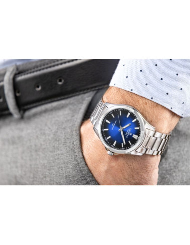 Zegarek męski giewont elegance sapphire srebrno niebieski gw5160-b3