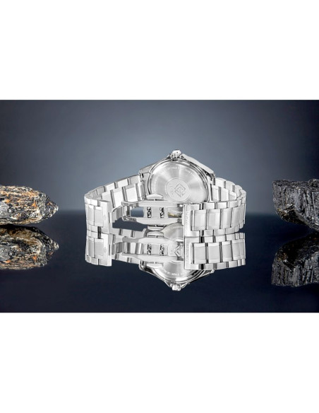 Zegarek męski giewont elegance sapphire srebrno niebieski gw5160-b3