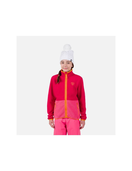 Bluza rossignol jr alltrack fleece różowy