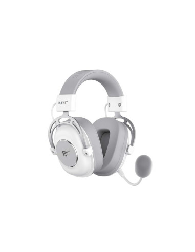 Słuchawki gamingowe havit 2.4g h2002yg biało-szary