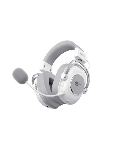 Słuchawki gamingowe havit 2.4g h2002yg biało-szary