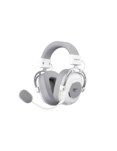 Słuchawki gamingowe havit 2.4g h2002yg biało-szary