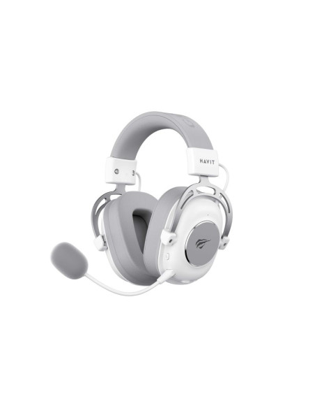 Słuchawki gamingowe havit 2.4g h2002yg biało-szary