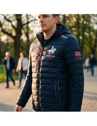 Kurtka męska geographical norway brick navy gtx men 068 navy (wy6358h/gn-marine)