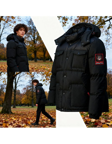 Kurtka męska geographical norway bareda db black men 096 black (wy3882h/gn-noir)