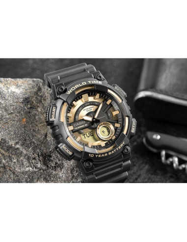 Zegarek męski casio aeq-110bw-9avdf + box