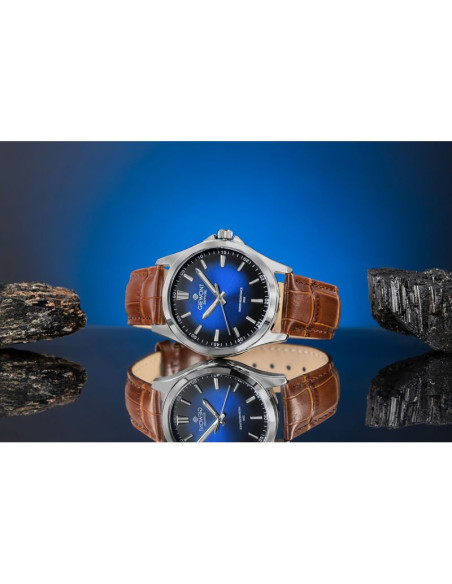Zegarek męski giewont elegance sapphire brązowo niebieski gw5160-a7