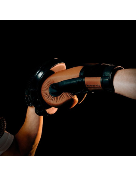 Rękawice bokserskie wielowarstwowe ze skóry - sovereign - legacy series | dbx bushido