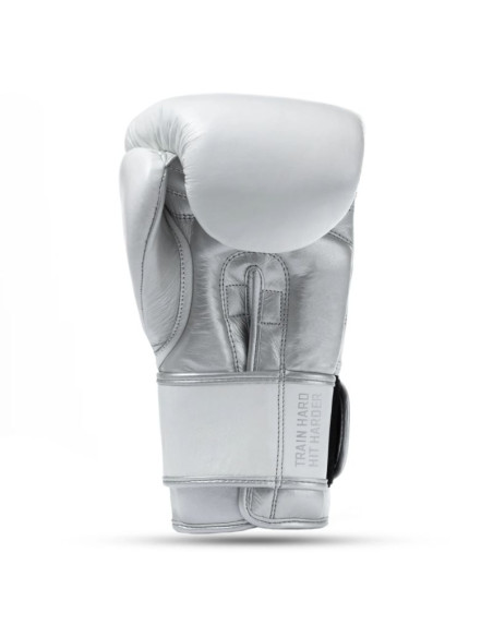 Rękawice bokserskie ze skóry naturalnej wielowarstwowe wypełnienie - platinum - legacy series | dbx bushido