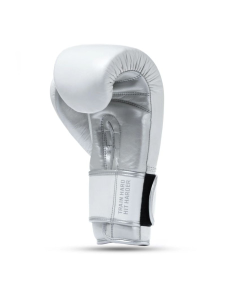 Rękawice bokserskie ze skóry naturalnej wielowarstwowe wypełnienie - platinum - legacy series | dbx bushido