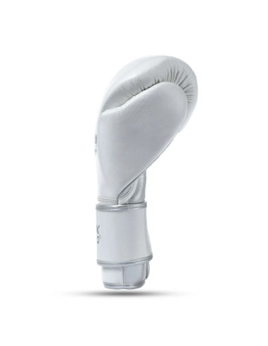 Rękawice bokserskie ze skóry naturalnej wielowarstwowe wypełnienie - platinum - legacy series | dbx bushido