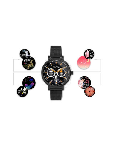 Zegarek damski rubicon smartwatch rnbe64-3 black