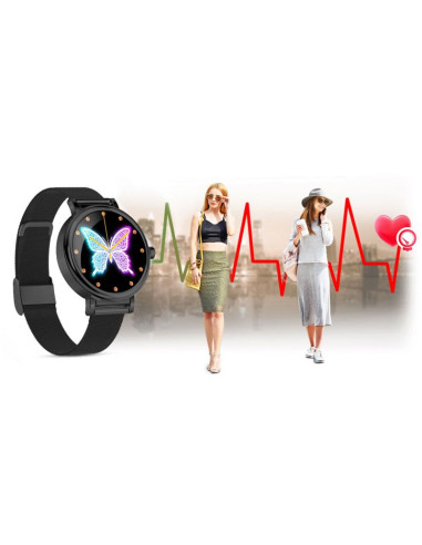 Zegarek damski rubicon smartwatch rnbe64-3 black