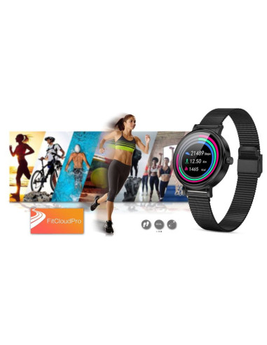 Zegarek damski rubicon smartwatch rnbe64-3 black