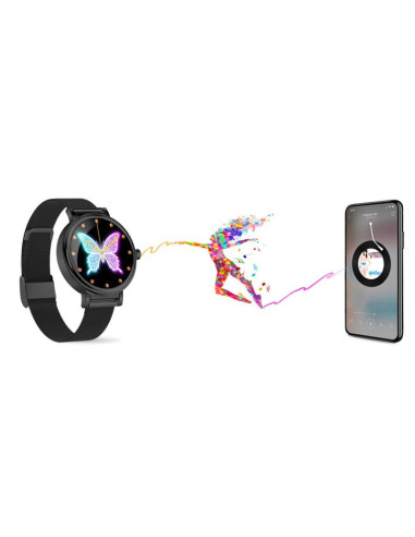 Zegarek damski rubicon smartwatch rnbe64-3 black