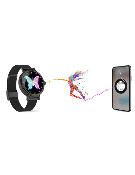 Zegarek damski rubicon smartwatch rnbe64-3 black