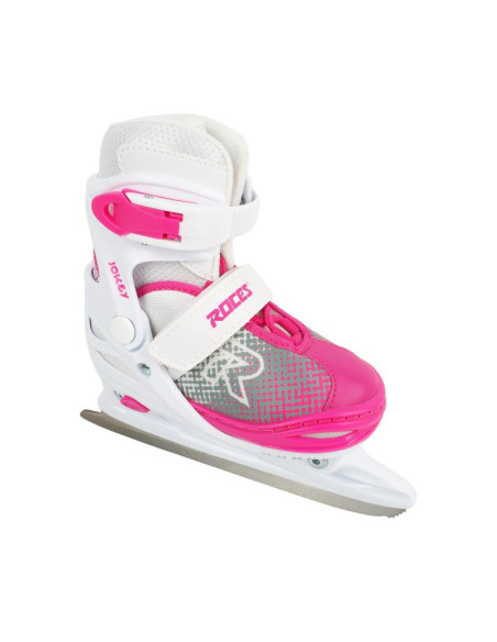 Łyżwy roces jokey ice x biało-różowe 450746 001