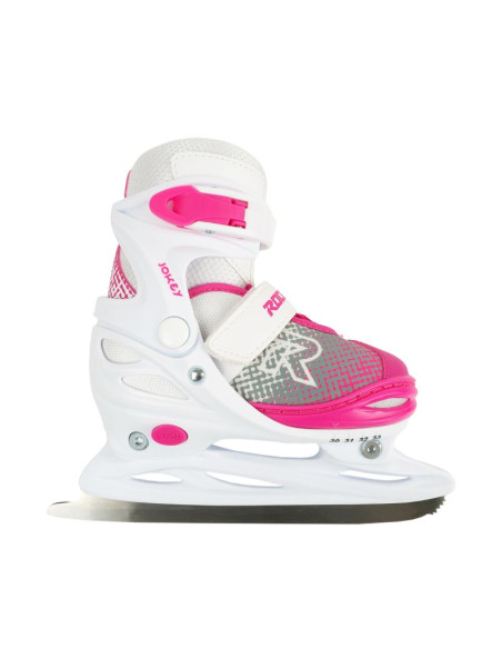 Łyżwy roces jokey ice x biało-różowe 450746 001