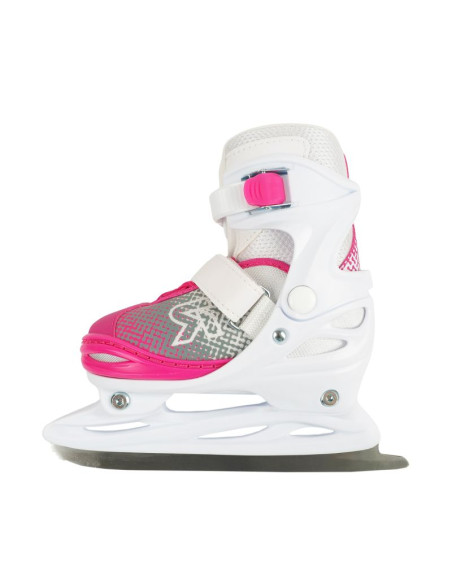 Łyżwy roces jokey ice x biało-różowe 450746 001