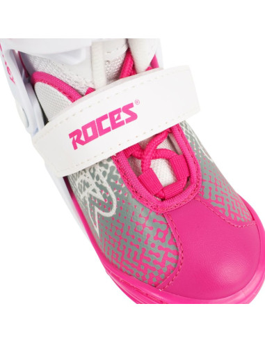 Łyżwy roces jokey ice x biało-różowe 450746 001