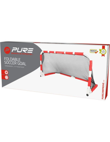 Bramka do piłki nożnej składana 120x60x60cm pure 2 improve