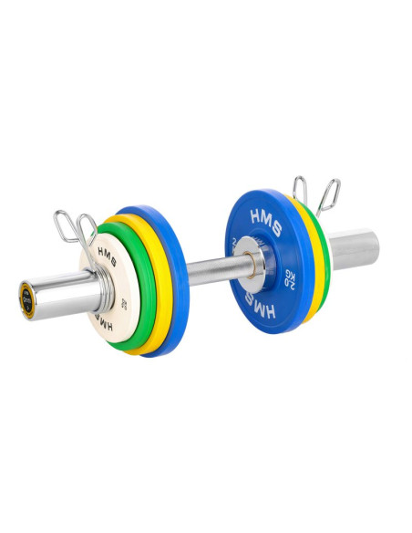 Gop050 (+zaciski) gryf krótki olimpijski 5kg 50cm hms