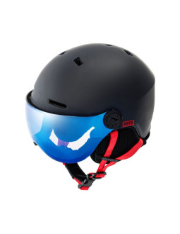 Kask narciarski meteor falven l 58-61 cm granatowy 24976