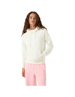 Bluza damska champion hooded sweatshirt kremowa 118160 ww049