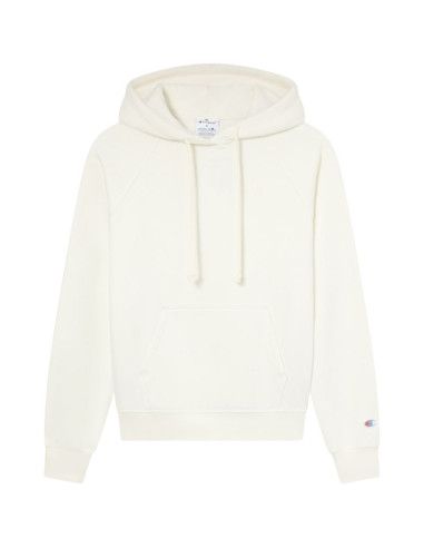 Bluza damska champion hooded sweatshirt kremowa 118160 ww049