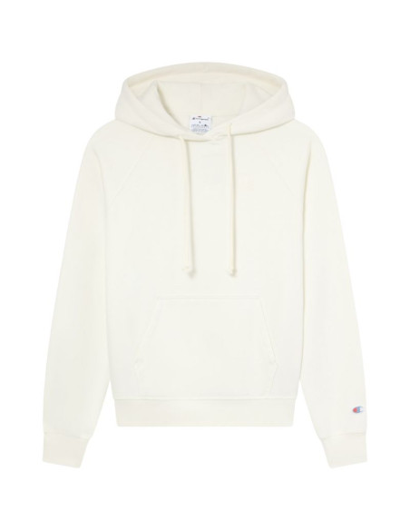 Bluza damska champion hooded sweatshirt kremowa 118160 ww049