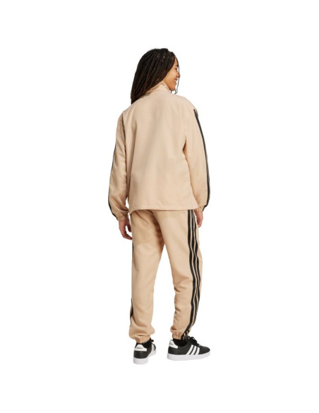 Dres męski adidas sportswear basic 3-stripes woven beżowy jx3149