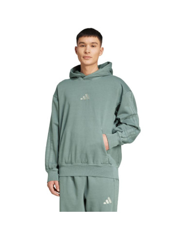 Bluza męska adidas a szn w fl hd zielona jl6538