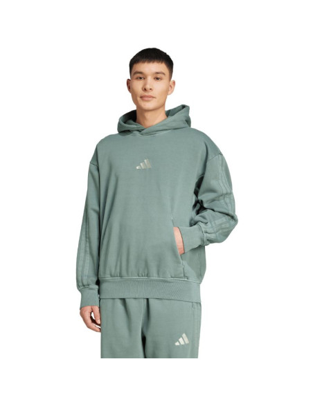 Bluza męska adidas a szn w fl hd zielona jl6538