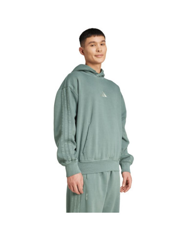 Bluza męska adidas a szn w fl hd zielona jl6538