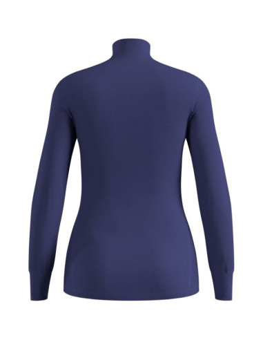 Bielizna termoaktywna z długim rękawem odlo bl top turtle neck l/s active warm roz. m niebieska