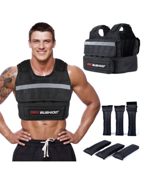 Kamizelka treningowa obciążeniowa 12 wkładów (pusta)