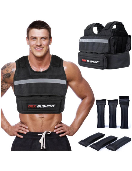 Kamizelka treningowa obciążeniowa 12 wkładów (pusta)