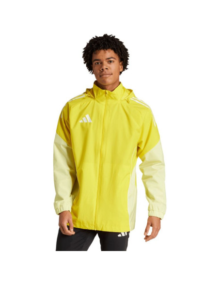Kurtka męska adidas tiro 25 competition all-weather żółta ji8958