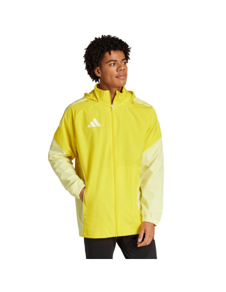 Kurtka męska adidas tiro 25 competition all-weather żółta ji8958