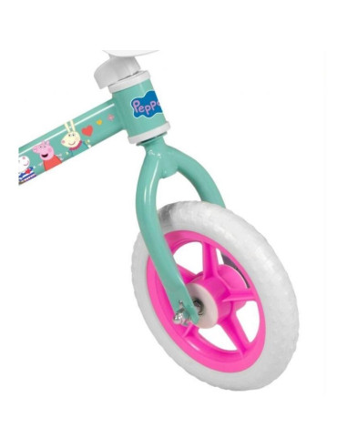 Rowerek biegowy 10" świnka peppa zielony 198 green