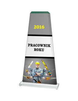 Trofeum szklane z nadrukiem kolorowym luxorjet 2