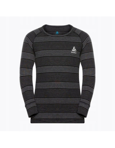 Zestaw bielizny dziecięcej odlo set long active warm eco set roz. 164cm czarno-szary