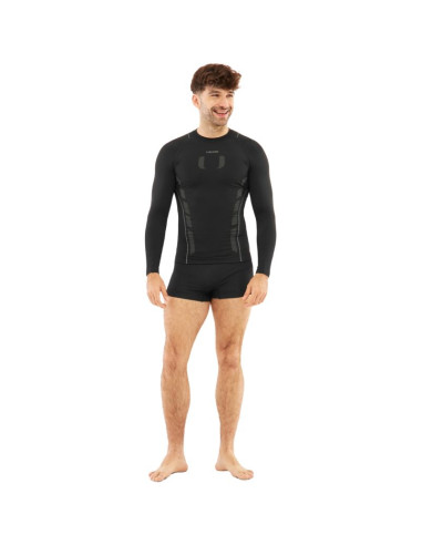 Bielizna termoaktywna męska viking eiger 2.0 czarno-szara 500-27-3361-0908