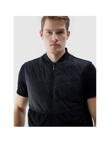 Kamizelka męska do biegania w terenie z wypełnieniem primaloft black eco 4f