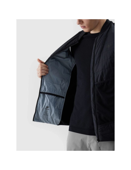 Kamizelka męska do biegania w terenie z wypełnieniem primaloft black eco 4f