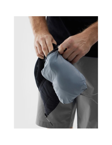 Kamizelka męska do biegania w terenie z wypełnieniem primaloft black eco 4f