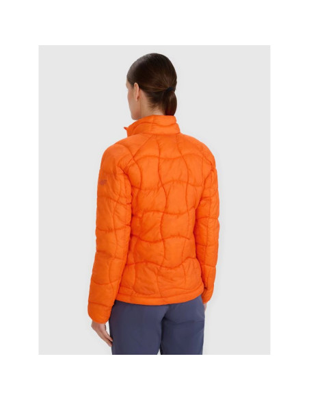 Kurtka puchowa trekkingowa z wypełnieniem primaloft silver damska 4f 4fwss25tdjaf531-70s