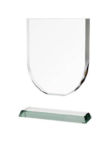 Trofeum szklane z rozklejona podstawa