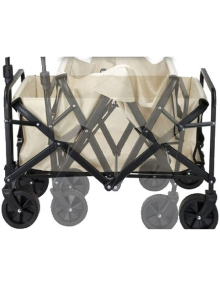 Wózek turystyczno plażowy składany 71x50x48cm z uchwytem redcliffs